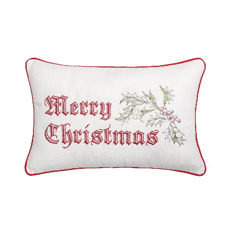 Decorative Pillows for Living Room MakeoverWenham Holly Christmas Pillow