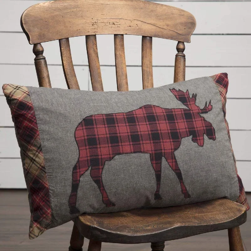 Orthopedic Pillows for Back Pain ReliefCumberland Moose Applique Pillow