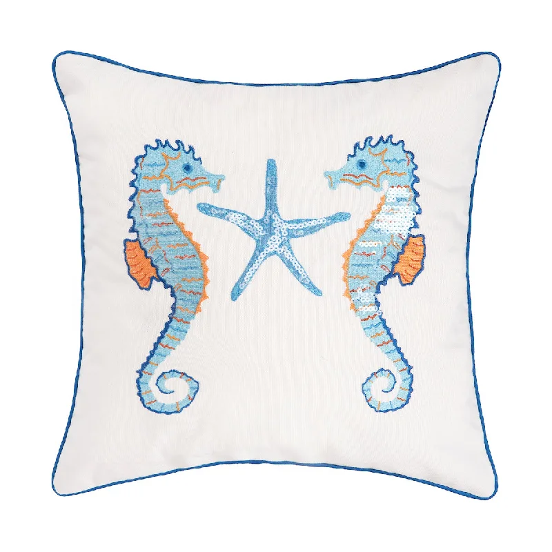 Down Alternative Pillows for Ethical ChoicesGalapagos Seahorse Pillow