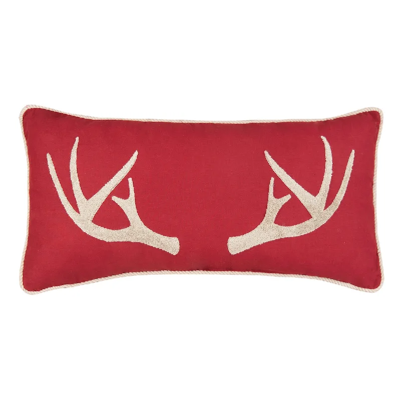 Square Pillows for Modern Home DecorTufted Antler Pillow