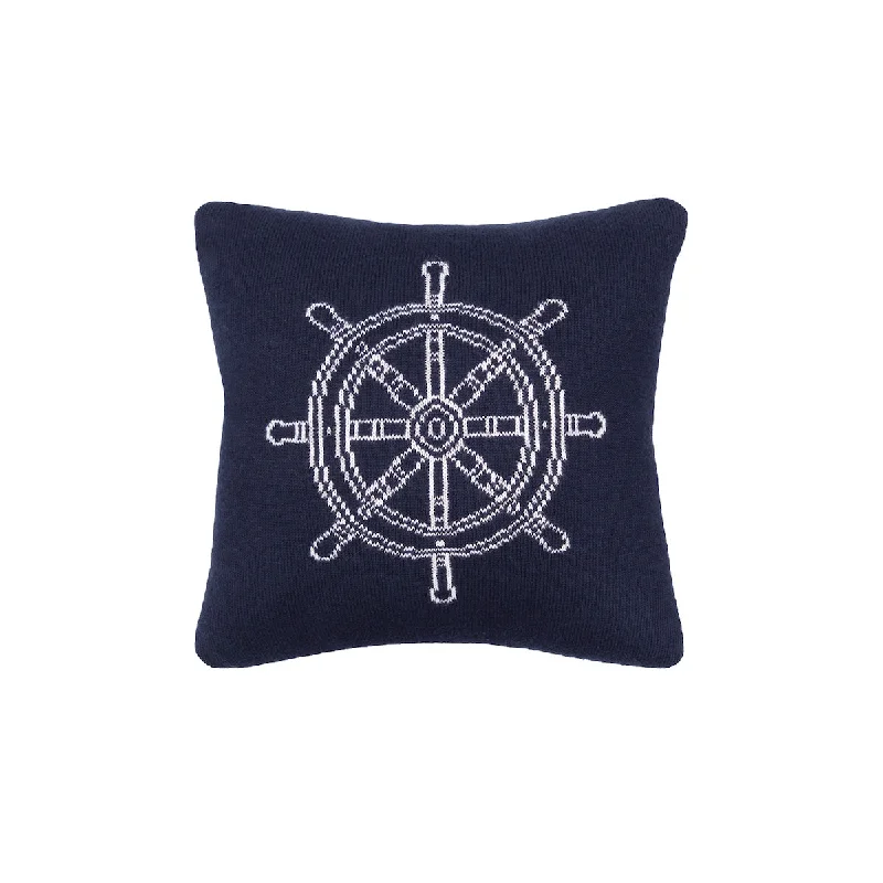 Soft and Fluffy Pillows for Bedroom ComfortShip Wheel Mini Pillow