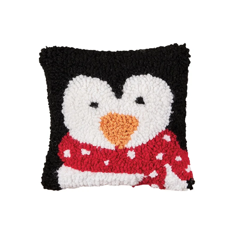Lumbar Support Pillows for Car SeatsPenguin Hooked Mini Pillow