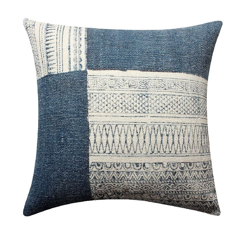 Soft and Fluffy Pillows for Bedroom ComfortBenzara 24 x 24 Cotton Hand Woven Throw Pillow with Kilim Printed Details, Multicolor Soft and Fluffy Pillows for Bedroom ComfortBenzara 24 x 24 Cotton Hand Woven Throw Pillow with Kilim Printed Details, Multicolor