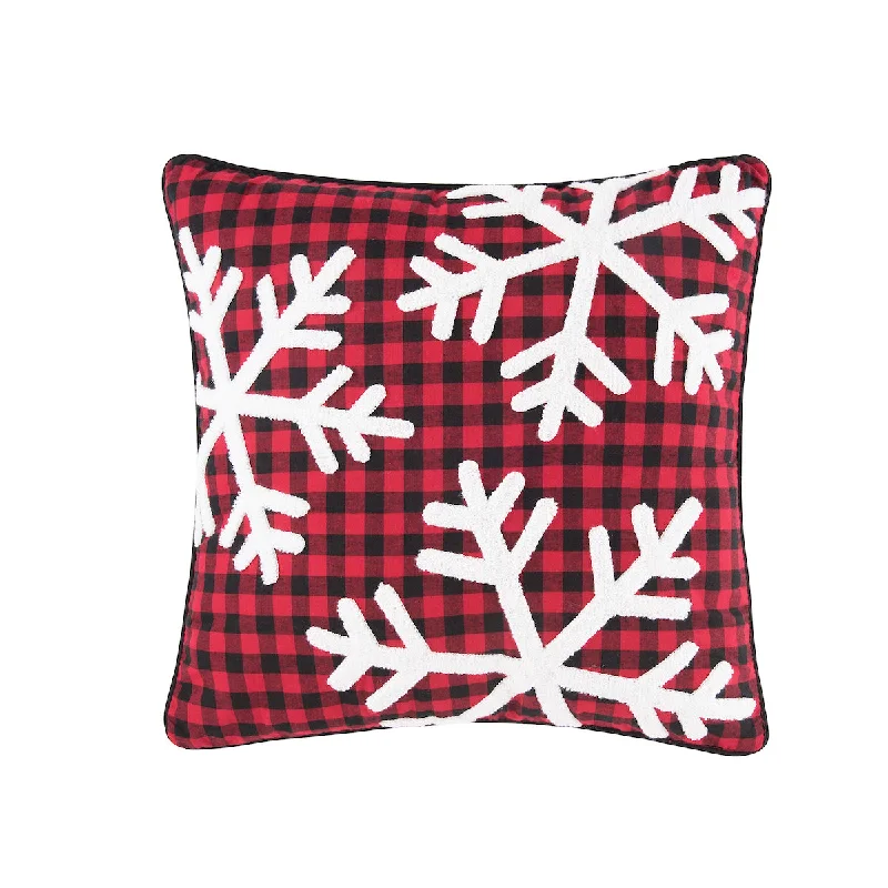 Round Pillows for Boho-Style InteriorsWoodford Snow Pillow