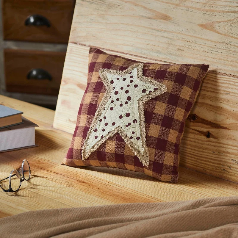 Square Pillows for Modern Home DecorPip Vinestar Primitive Star Pillow 12x12 VHC Brands Square Pillows for Modern Home DecorPip Vinestar Primitive Star Pillow 12x12 VHC Brands