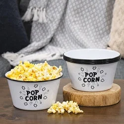 California king bed skirts for a larger bed4/Set Small Enamel Popcorn Art Bowls