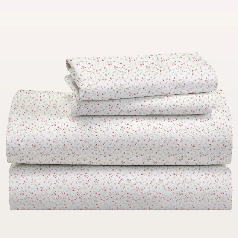 Polyester - Cotton Blend Sheets for Durability and ComfortSheet Set - Classic Percale - Organic Cotton
