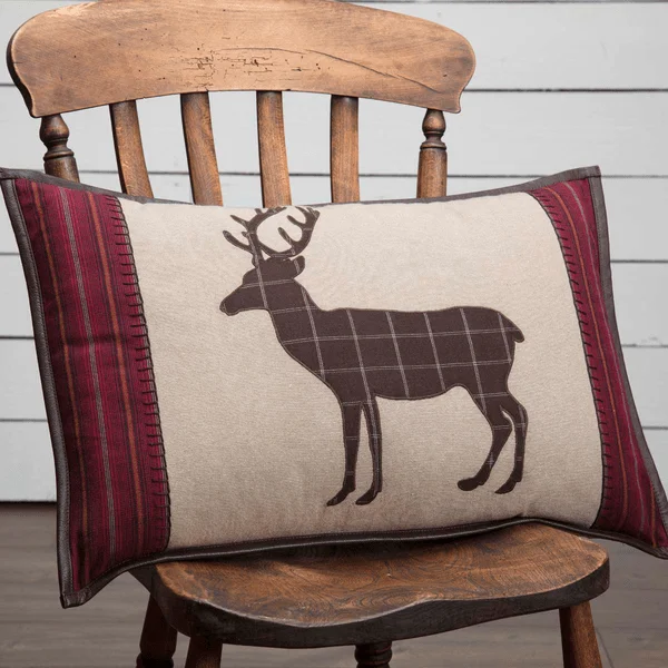 Lumbar Support Pillows for Car SeatsWyatt Deer Applique Pillow