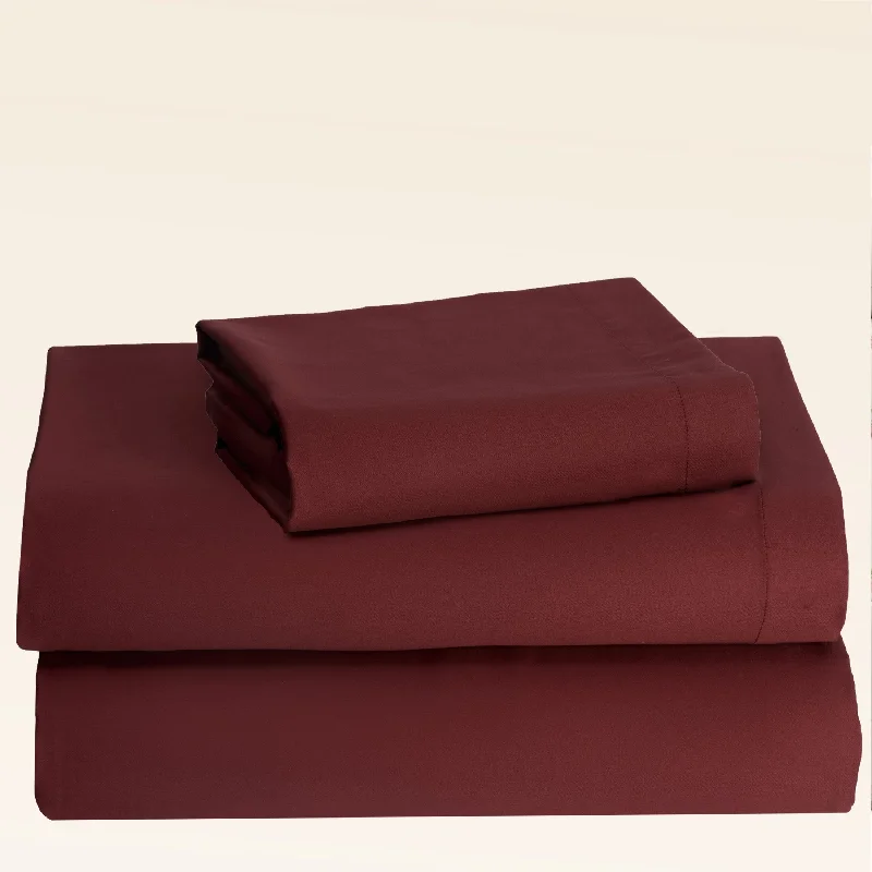 Fitted Sheets with Reinforced Corners for Long - Lasting UseSheet Set - 100% Cotton Sateen - Everyday Soft Fitted Sheets with Reinforced Corners for Long - Lasting UseSheet Set - 100% Cotton Sateen - Everyday Soft