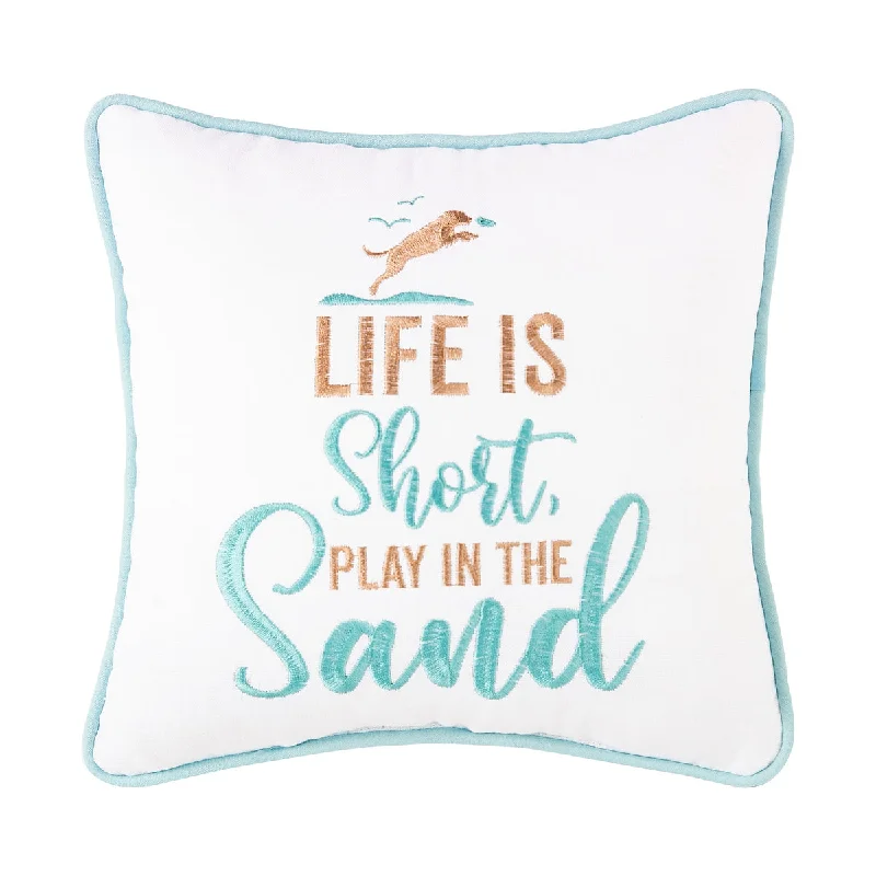 Cotton Pillows for Natural ComfortPlay In The Sand Mini Pillow