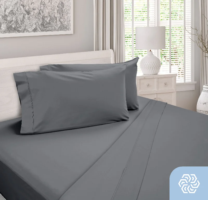 Fitted Sheets with Reinforced Corners for Long - Lasting UseDreamFit® 100% Egyptian Cotton Sheet Set Fitted Sheets with Reinforced Corners for Long - Lasting UseDreamFit® 100% Egyptian Cotton Sheet Set