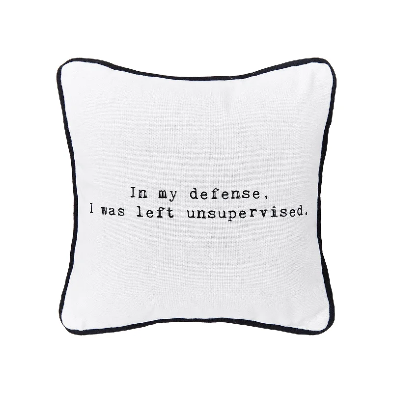 Plush Pillows for a Cozy BedLeft Unsupervised Mini Pillow