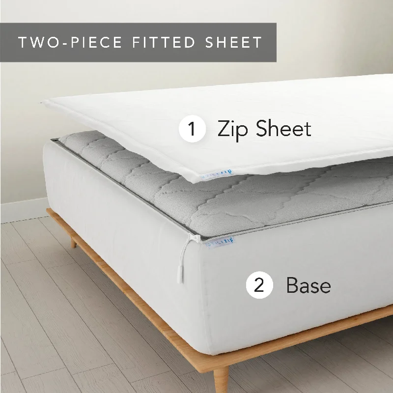 Organic Flannel Sheets for a Natural and Warm SleepQuickZip Fitted Sheets