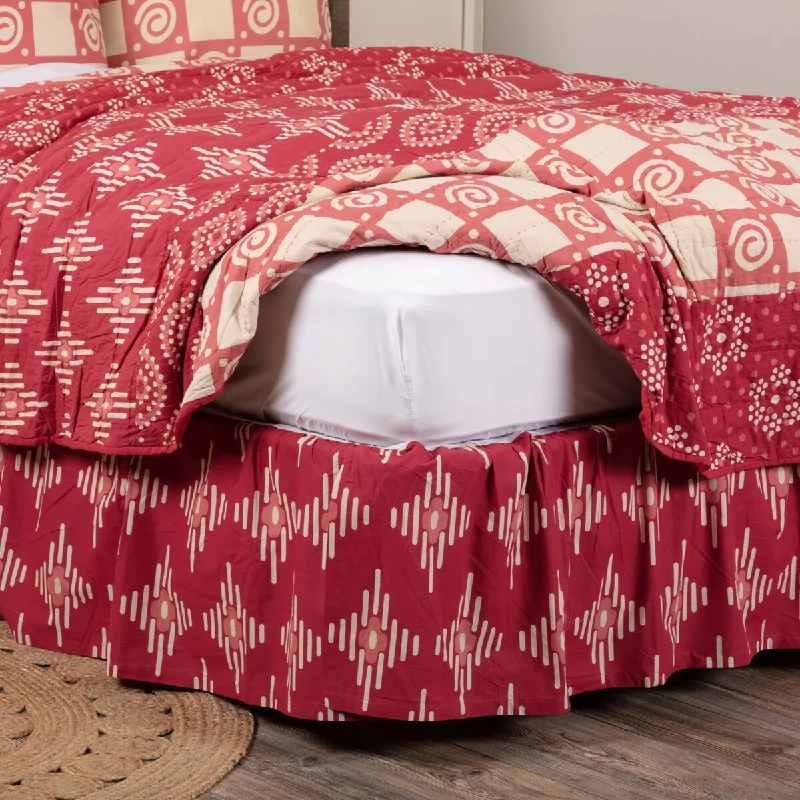 Bed skirts with a flannel material for a cozy winter optionPaloma Bed Skirt