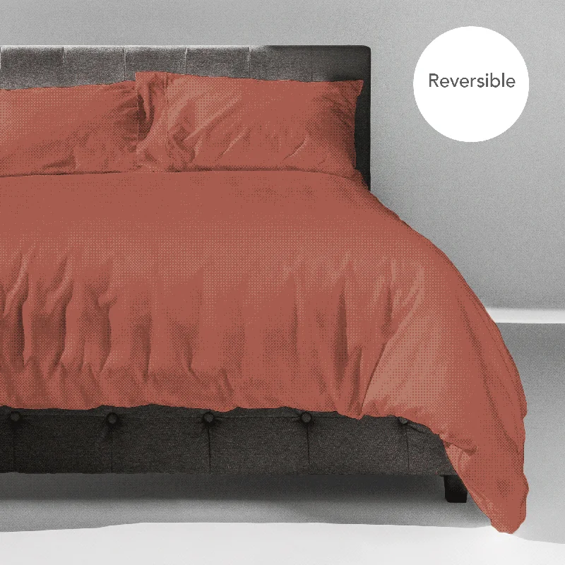 Reversible Terracotta/Terracotta Dot