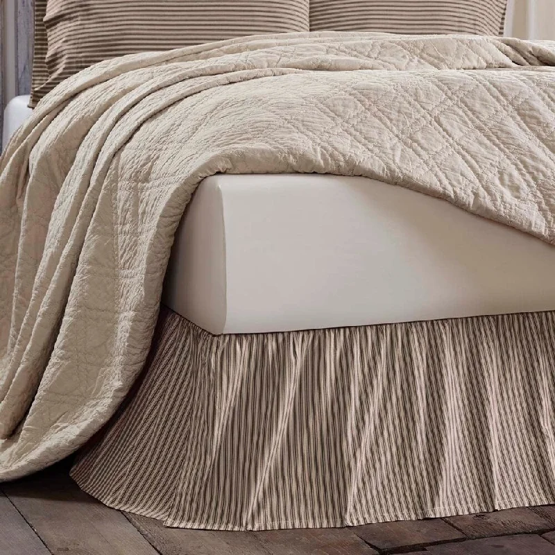 Bed skirts with a wrinkle - resistant fabricFarmhouse Bedding VHC Kendra Stripe Bed Skirt Cotton Striped Gathered Bed skirts with a wrinkle - resistant fabricFarmhouse Bedding VHC Kendra Stripe Bed Skirt Cotton Striped Gathered