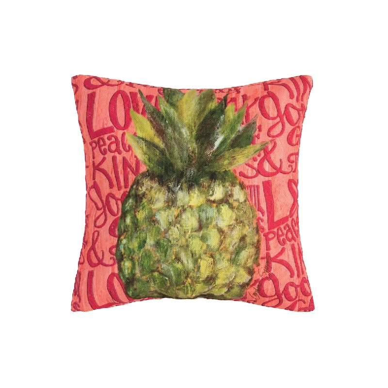 Velvet Pillows for a Touch of EleganceFruit Pineapple Mini Pillow