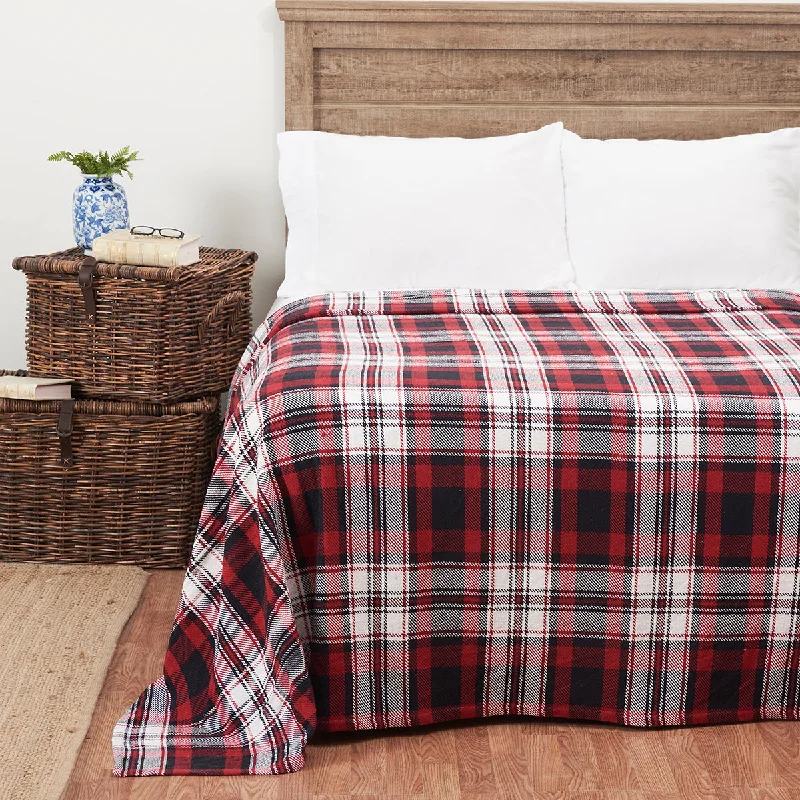 Velvet touch softness decorative blankets​Fireside Plaid Blanket