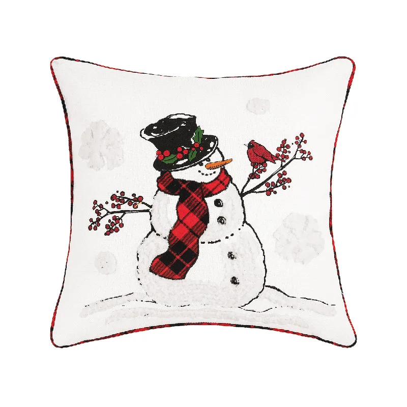 Soft and Fluffy Pillows for Bedroom ComfortSnowman Cardinal Pillow