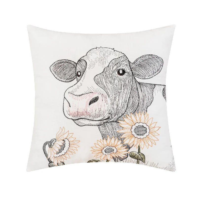 Memory Foam Pillows for Neck SupportHappy Sunflower Cow Pillow