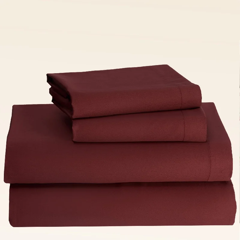 Moisture - Wicking Cotton Sheets for a Dry and Comfortable SleepSheet Set - 100% Cotton Sateen - Everyday Soft Moisture - Wicking Cotton Sheets for a Dry and Comfortable SleepSheet Set - 100% Cotton Sateen - Everyday Soft