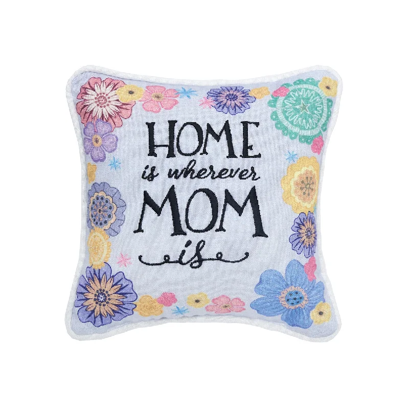 Velvet Pillows for a Touch of EleganceWherever Mom is Mini Pillow