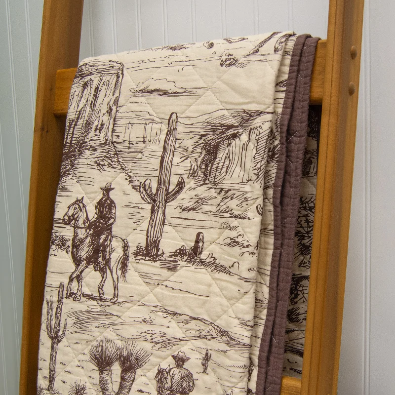 Anti - static acrylic blankets for sensitive skin​Desert Landscape Throw Blanket