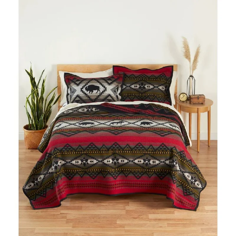 Washable knitted cotton baby receiving blankets​Pendleton Lost Trail Blankets