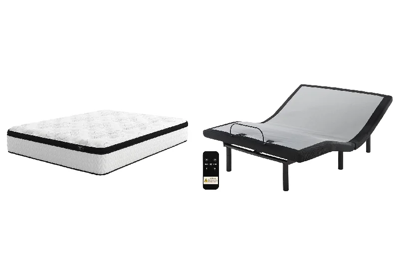Gel - infused memory foam mattresses for cooler sleepChime 12 Inch Hybrid Mattress with Adjustable Base Gel - infused memory foam mattresses for cooler sleepChime 12 Inch Hybrid Mattress with Adjustable Base