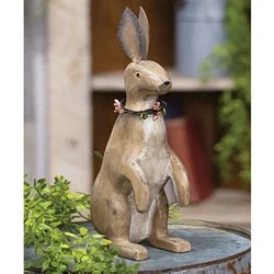 Bed skirts with a modern minimalist designAntiqued Wooden Bunny