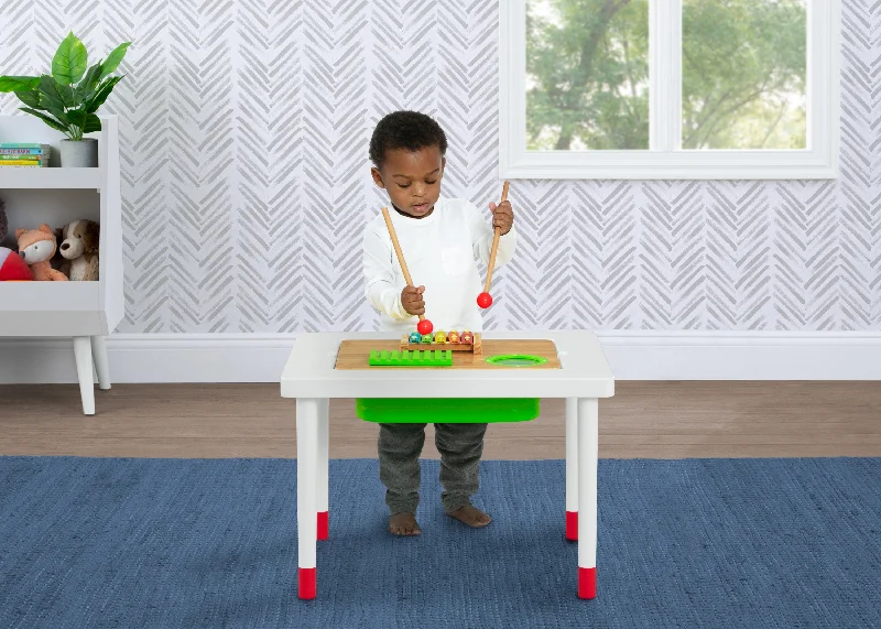 Wool - filled mattresses for natural insulation and moisture - wickingCompact Play & Learn Sensory Table for Kids Wool - filled mattresses for natural insulation and moisture - wickingCompact Play & Learn Sensory Table for Kids