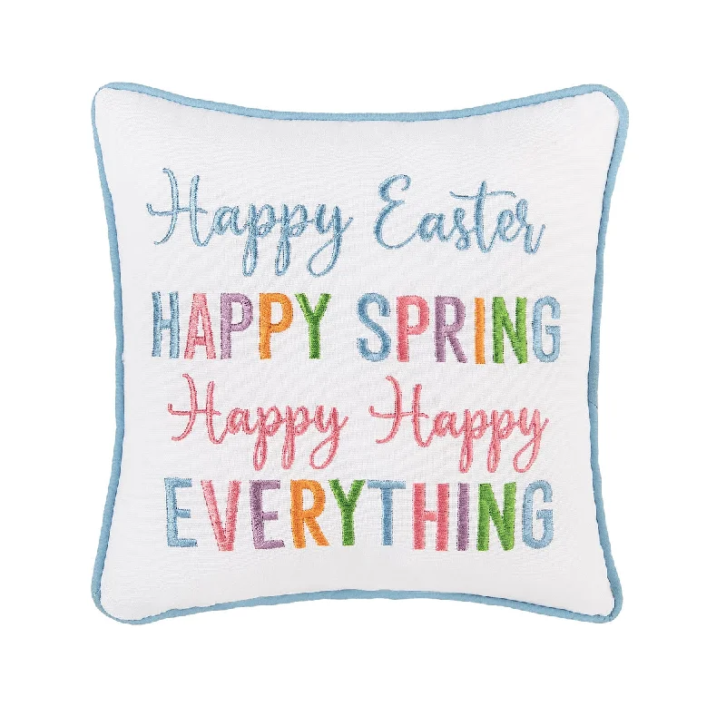 Adjustable Pillows for Customized ComfortHappy Easter Happy Spring Mini Pillow