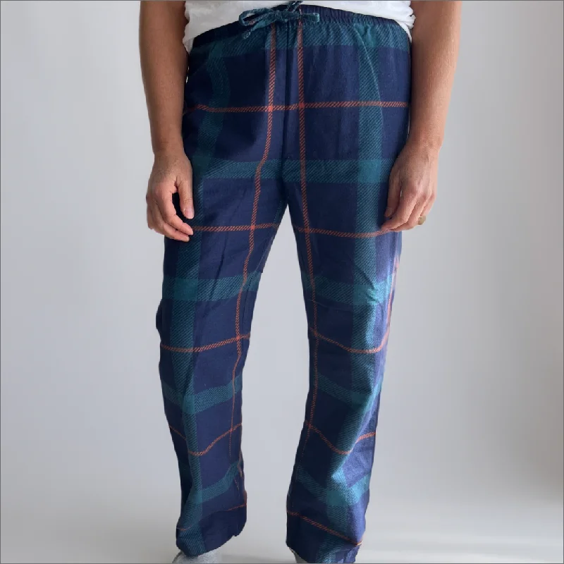 Deep Navy Plaid Classic Flannel