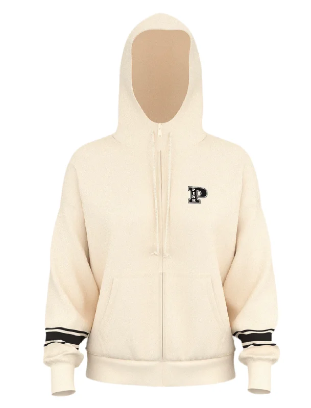 Floral - printed bed skirts for a feminine touchPINK IVY FLEECE CAMPUS FULL-ZIP HOODIE L Floral - printed bed skirts for a feminine touchPINK IVY FLEECE CAMPUS FULL-ZIP HOODIE L