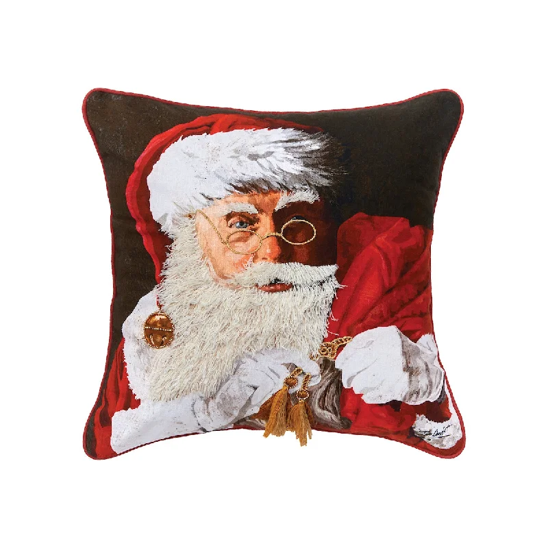 Cotton Pillows for Natural ComfortSanta Claus with Toys Pillow