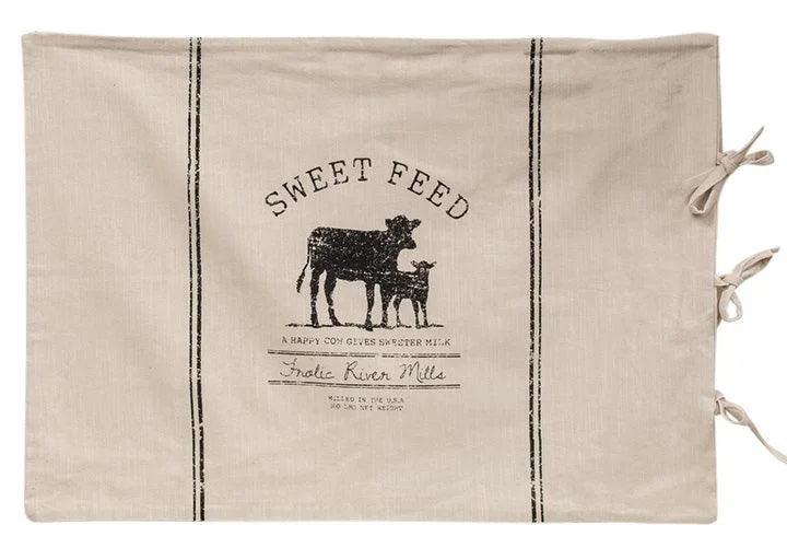 Bolster Pillows for Sofa DecorationSweet Feed Farmhouse Stripe Queen Pillow Sham