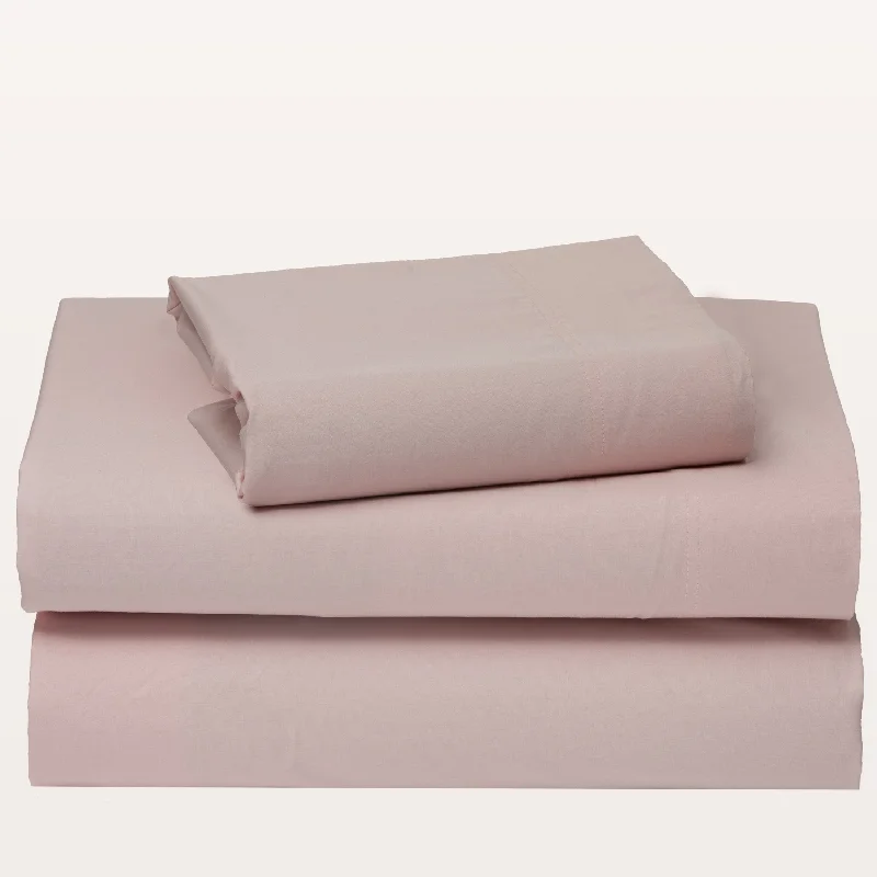 Quilted Cotton Sheets for a Warm and Inviting BedSheet Set - Classic Percale - Organic Cotton