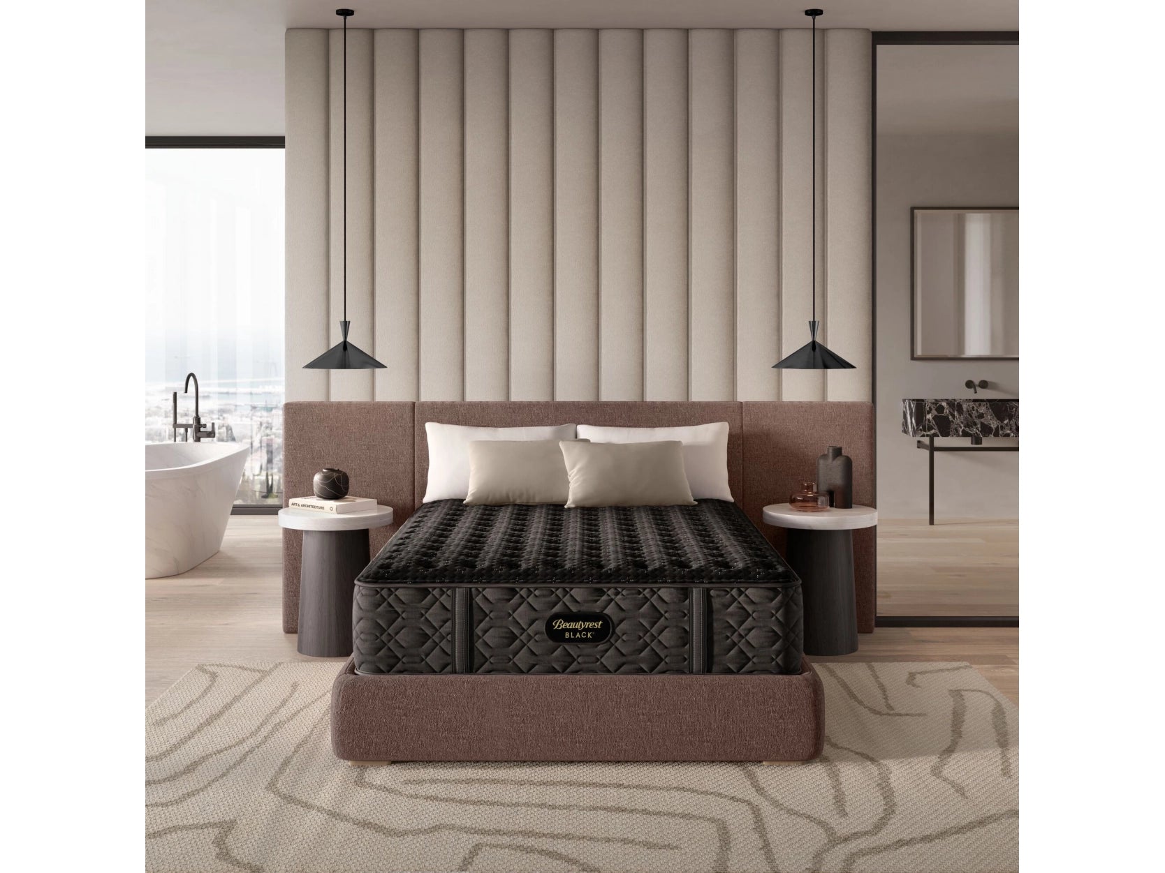 Bamboo - charcoal infused mattresses for odor absorptionBeautyrest Black Series Three Extra Firm Split California King Mattress Bamboo - charcoal infused mattresses for odor absorptionBeautyrest Black Series Three Extra Firm Split California King Mattress