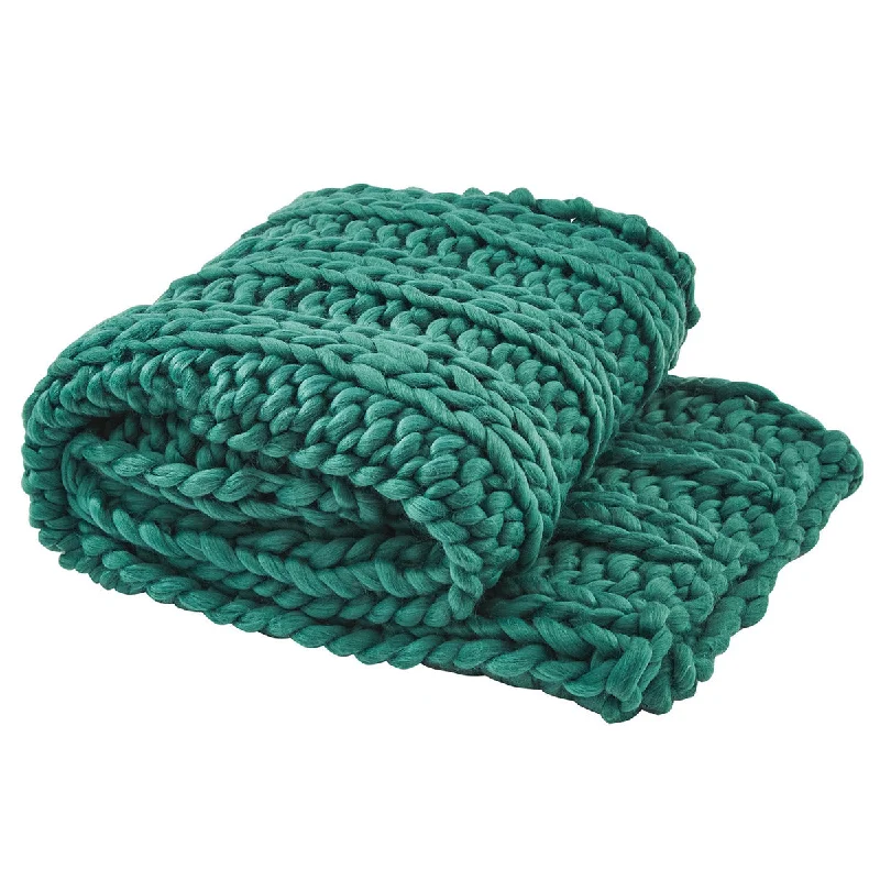 Electric under - blanket with temperature control​Chunky Ribbed Knit Throw - Alpine