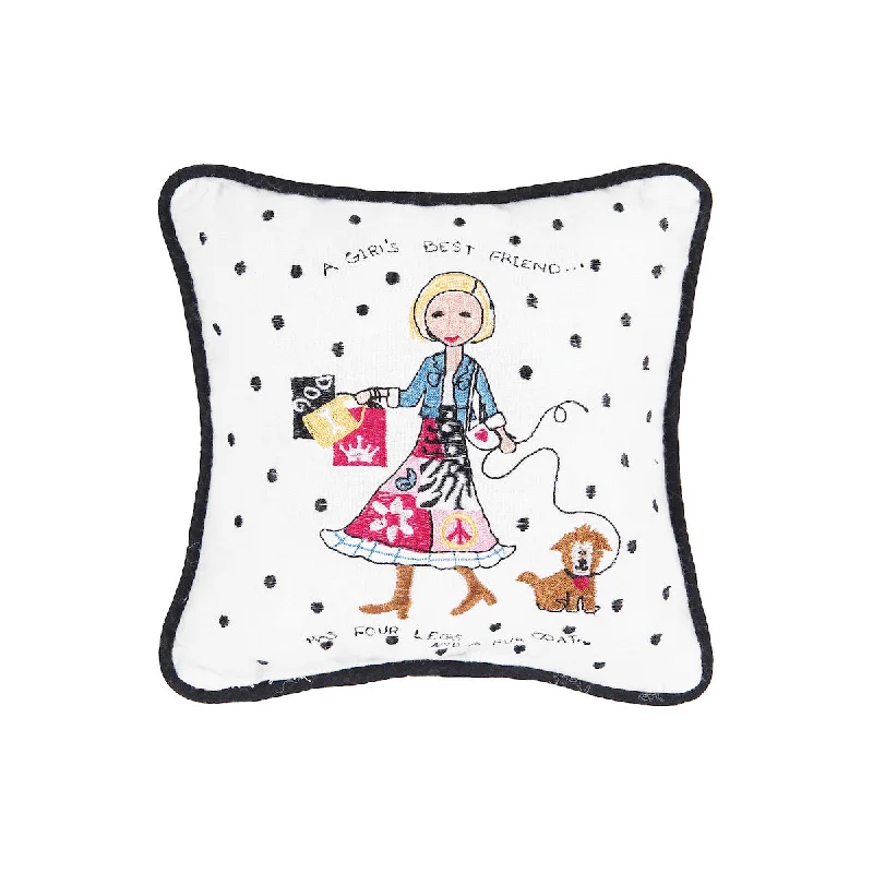 Feather Pillows for a Luxurious SleepPeace, Love & Puppies Mini Pillow