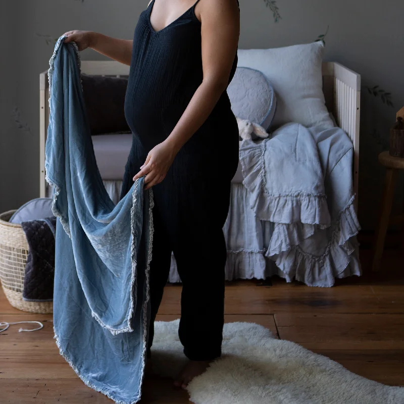 Bohemian - style fringed tapestry blankets​Carmen Baby Blanket