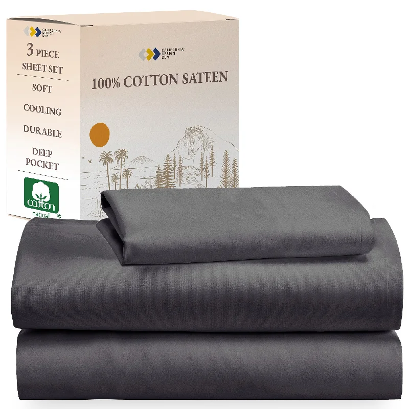 Hypoallergenic Silk Sheets for Sensitive SleepersSheet Set - 100% Cotton Sateen - Everyday Soft Hypoallergenic Silk Sheets for Sensitive SleepersSheet Set - 100% Cotton Sateen - Everyday Soft