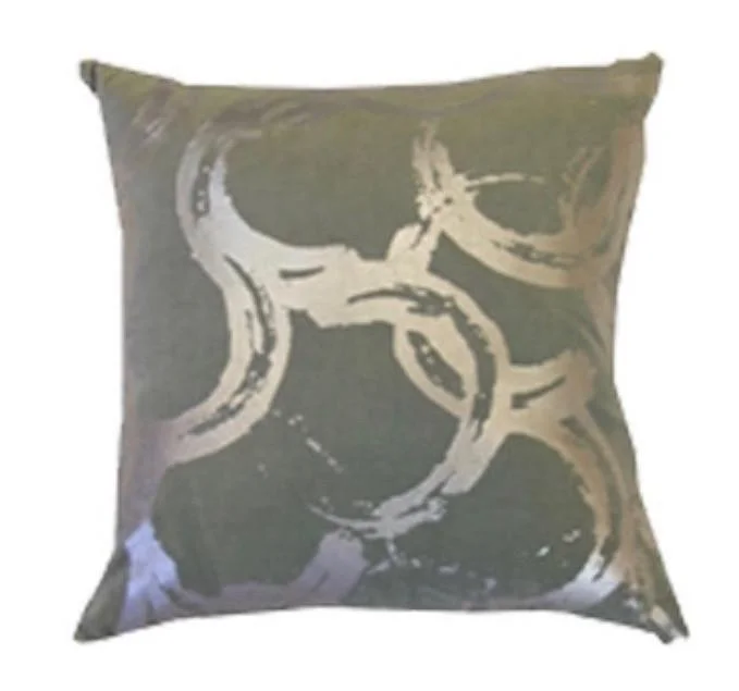 Adjustable Pillows for Customized ComfortSilver Circles Pillow