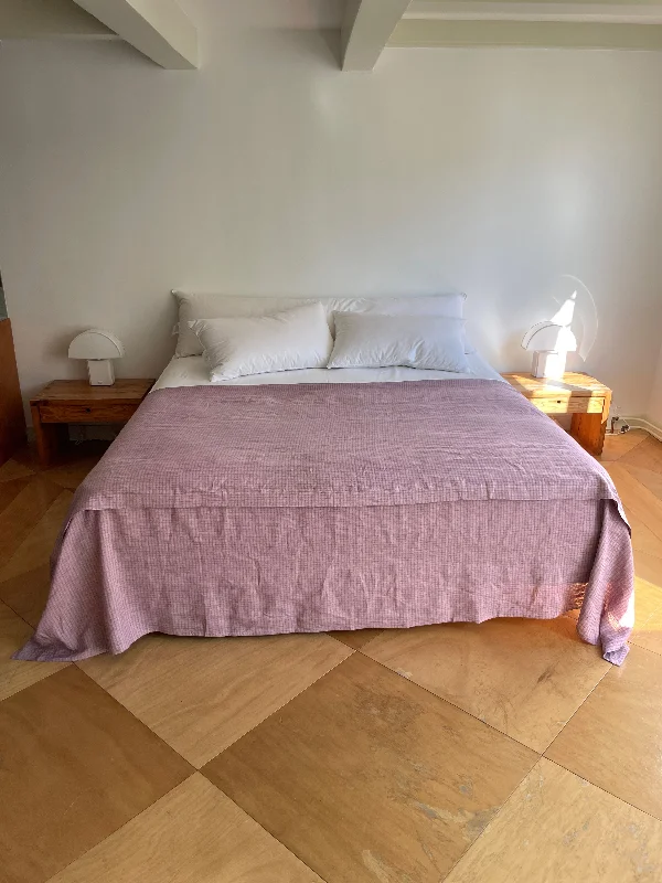 Wrinkle - Free Polyester Sheets for a Low - Maintenance BedSheets - Musk Check