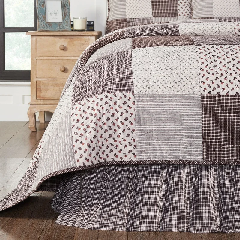 Bed skirts with a bohemian - inspired patternFlorette Twin Bed Skirt 39x76x16
