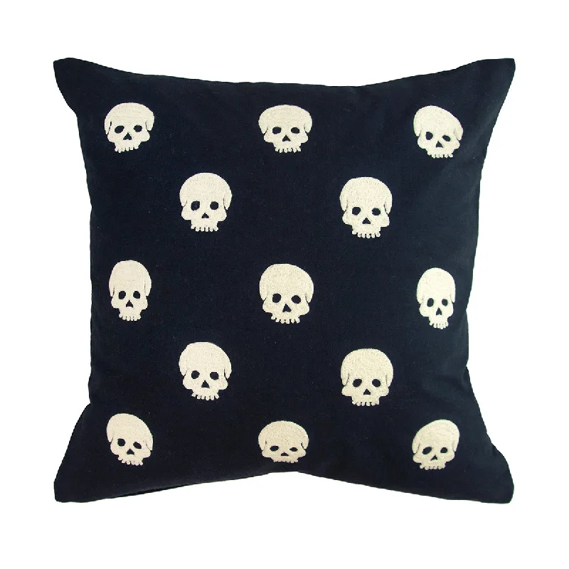 Decorative Pillows for Living Room MakeoverSpooky Skulls Pillow