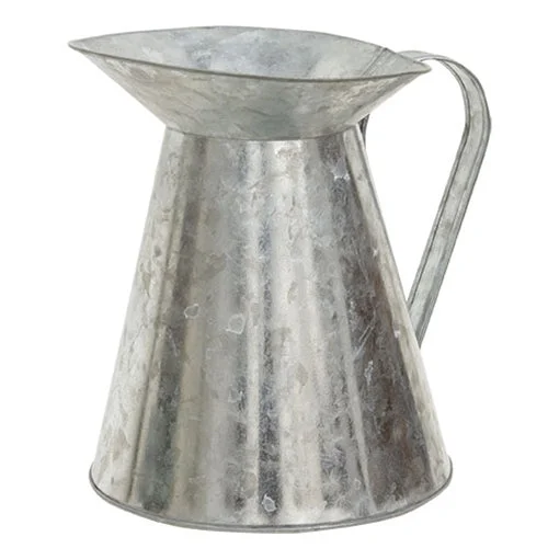 Bed skirts with a high - thread count for a quality feelNatural Zinc Pitcher