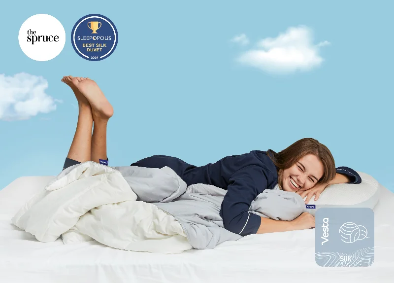 Rayon - Cotton Sheets for a Breathable and Soft BlendSuperSilk™ Silk-filled All-Season Duvet