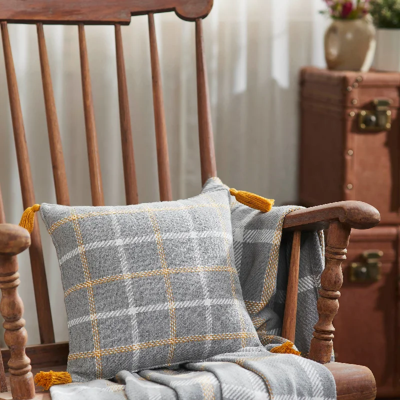 Polyester bed skirts for easy care and durabilityHarvest Blessings Woven Plaid Pillow 12x12 Polyester bed skirts for easy care and durabilityHarvest Blessings Woven Plaid Pillow 12x12