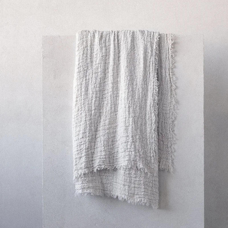 Thermal insulated emergency survival blankets​Crush Linen Blanket - Alba
